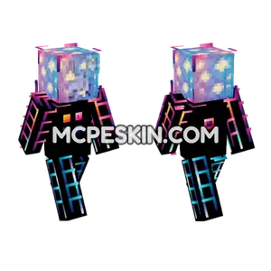 Creeper Prism Minecraft Bedrock skin