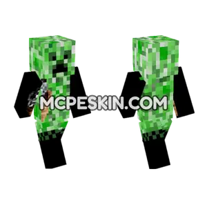 Creeper Skin Minecraft Bedrock skin