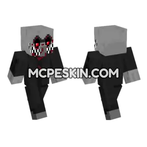 Creepy Puppet Minecraft Bedrock skin