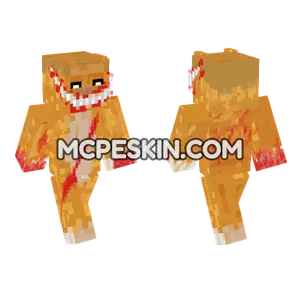 Creepy Smile Cat Minecraft Bedrock skin