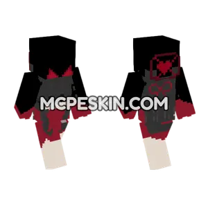 Crimson Hooded Figure
