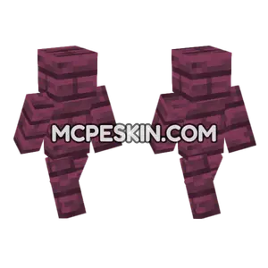 Crimson Planks Minecraft Bedrock skin