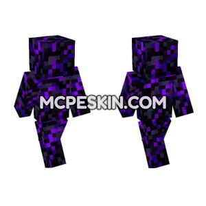 Crying Obsidian Minecraft Bedrock skin