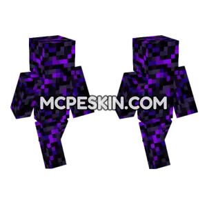 Crying Obsidian Minecraft Bedrock skin