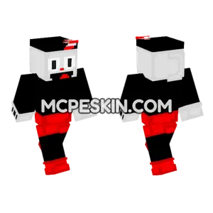 Cuphead Minecraft Bedrock skin