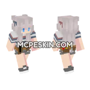 Currentwave Girl Outfit Minecraft Bedrock skin