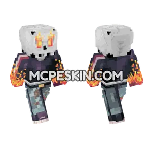 Cursed Flames Skin Minecraft Bedrock skin