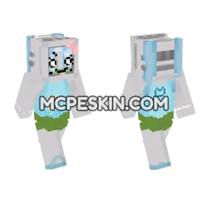 Cute Cat Girl Minecraft Bedrock skin