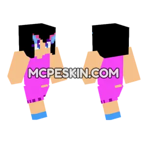 Cute Girl HD Skin Minecraft Bedrock skin