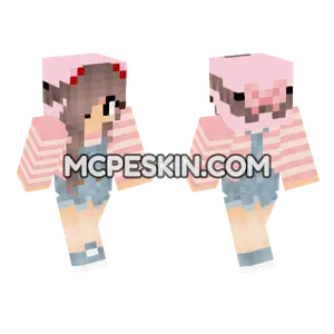 Cute Jenny Skin Minecraft Bedrock skin