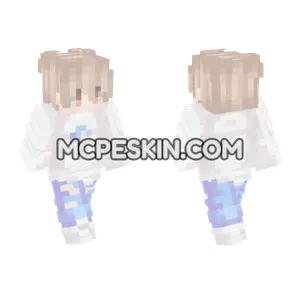 Cute Pastel Girl Minecraft Bedrock skin