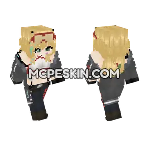 Cyberpunk Future Knight Guardian Minecraft Bedrock skin