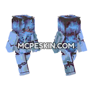 Cyborg Girl 6989426 Minecraft Bedrock skin