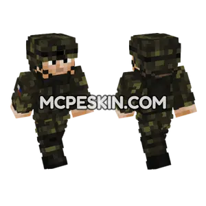 Czech Republic Army Soldier Minecraft Bedrock skin