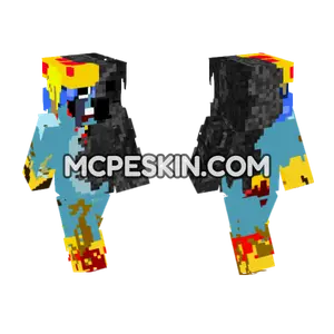 Daemon Shapster Minecraft Bedrock skin