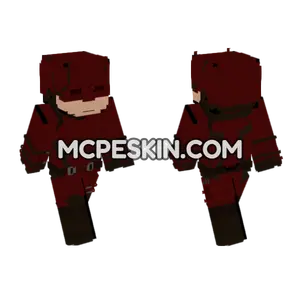 Daredevil Born Again Minecraft Bedrock skin