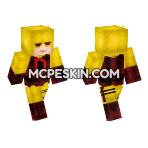 Daredevil Yellow Suit Minecraft Bedrock skin