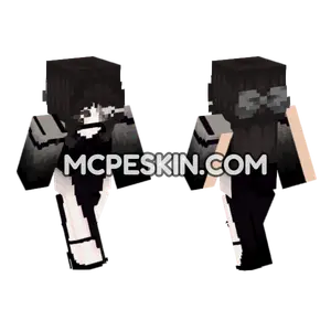 Dark Academia Outfit Minecraft Bedrock skin