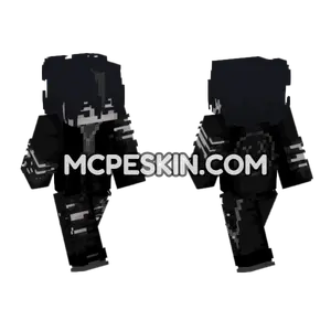 Dark Aesthetic Boy Minecraft Bedrock skin