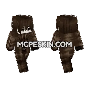 Dark Black Coat Old Minecraft Bedrock skin
