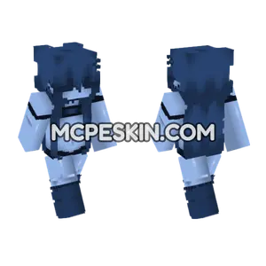 Dark Blue Chef Outfit Minecraft Bedrock skin