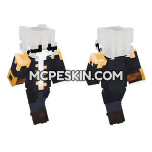 Dark Blue Jacket Skin Minecraft Bedrock skin