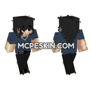 Dark Blue Robed Figure