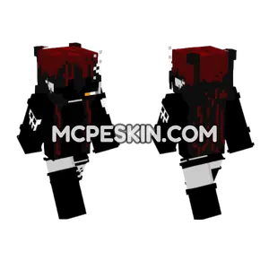 Dark Emo Hoodie Minecraft Bedrock skin