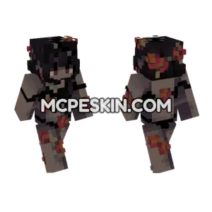 Dark Flower Boy Minecraft Bedrock skin