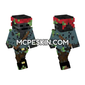 Dark Forest Dweller Minecraft Bedrock skin