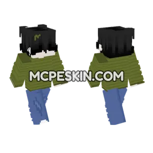 Dark Green Boy Skin