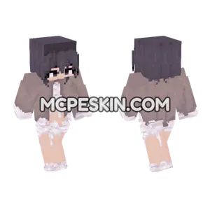 Dark Haired Maid Outfit