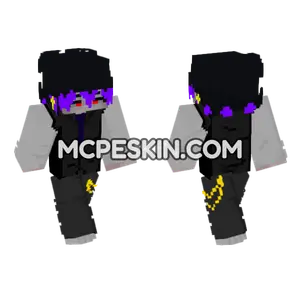 Dark Hooded Figure Minecraft Bedrock skin
