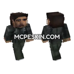 Dark Hooded Figure Minecraft Bedrock skin