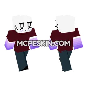Dark Hoodie With Purple Accents