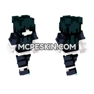 Dark Knight Skin Minecraft Bedrock skin