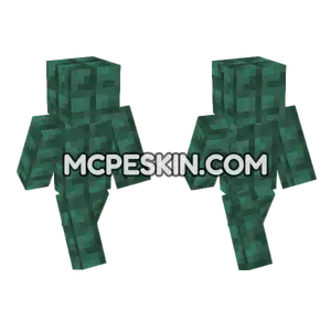 Dark Prismarine Minecraft Bedrock skin