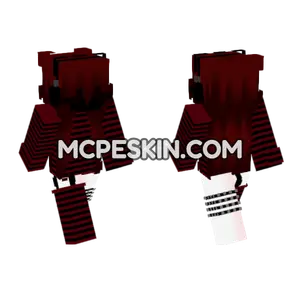 Dark Red and Black Figure