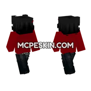 Dark Red Hooded Figure
