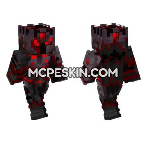 Dark Robot Skin Minecraft Bedrock skin