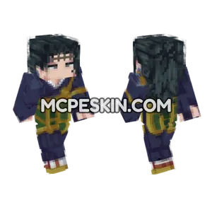 Dark Scholar Outfit Minecraft Bedrock skin