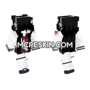 Dark School Uniform Minecraft Bedrock skin