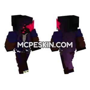 Dark Sorcerer Robes Minecraft Bedrock skin