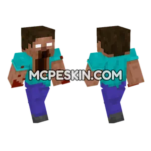 Dark Steve 1 Minecraft Bedrock skin