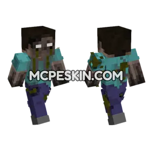 Dark Steve 5 Minecraft Bedrock skin