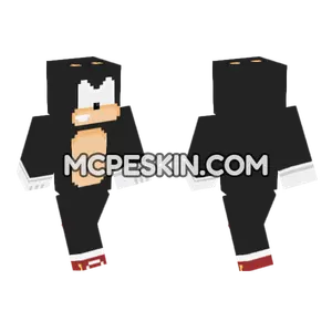 Dark Super Sonic Minecraft Bedrock skin