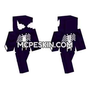 Dark Symbiote Suit Minecraft Bedrock skin