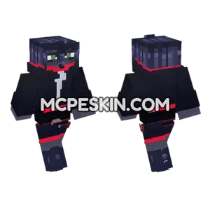 Dark Uniform With Red Accents