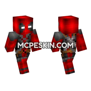 Deadpool Skin Minecraft Bedrock skin
