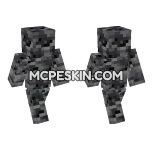 Deepslate Coal Ore Minecraft Bedrock skin